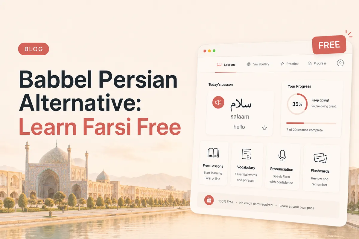 Babbel Persian Alternative: Learn Farsi Free