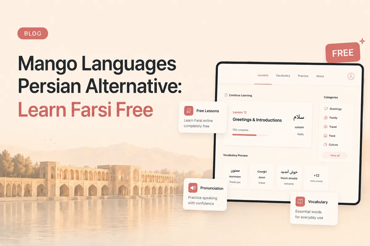 Mango Languages Persian Alternative: Learn Farsi Free