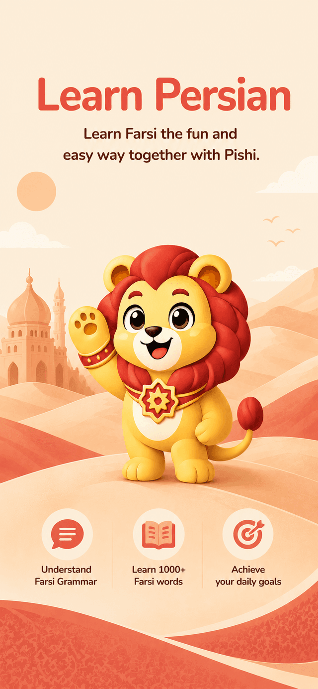 Learn Farsi the fun way with Pishi