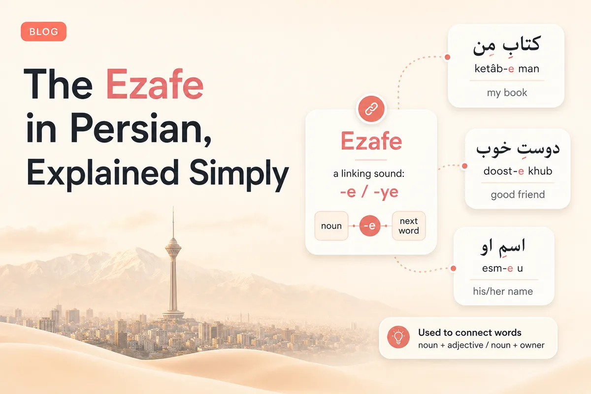 The Ezafe in Persian, Explained Simply