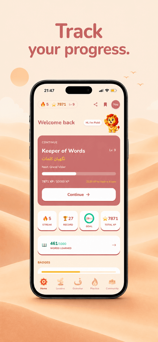 Track your progress